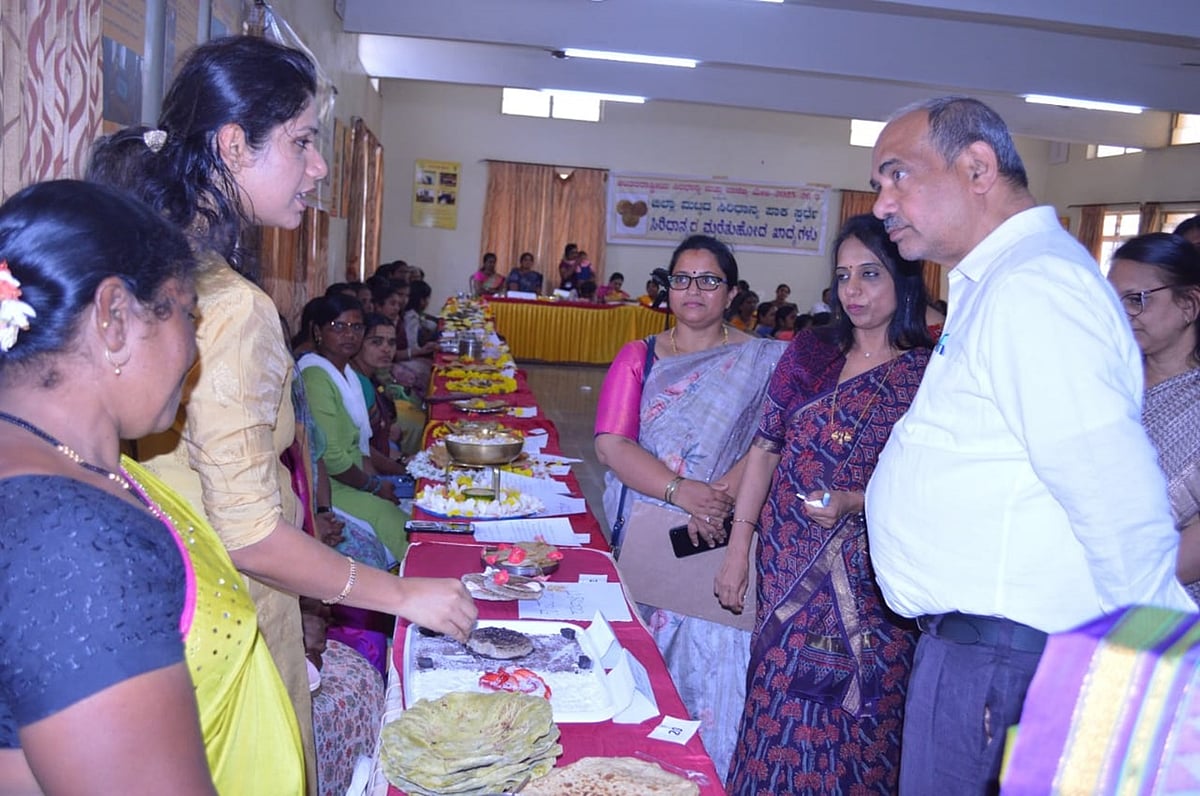 ಸಿರಿಧಾನ್ಯಗಳು ಪೌಷ್ಟಿಕಾಂಶಗಳ ಆಗರ: ಡಿಸಿ ಸಿ.ಎನ್‌. ಶ್ರೀಧರ್‌ 