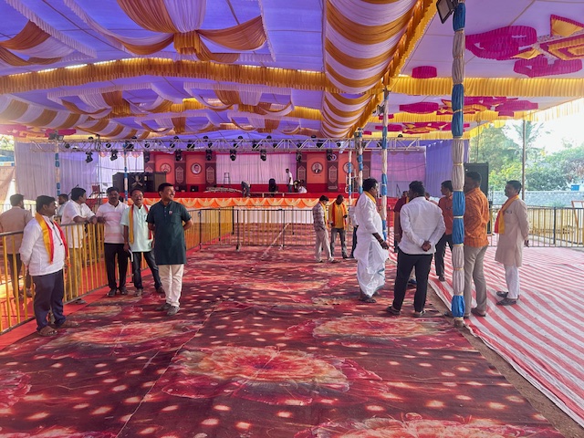 ಹುಣಸಗಿ ಕನ್ನಡ ಸಾಹಿತ್ಯ ಸಮ್ಮೇಳನದ ಮುಖ್ಯ ವೇದಿಕೆ