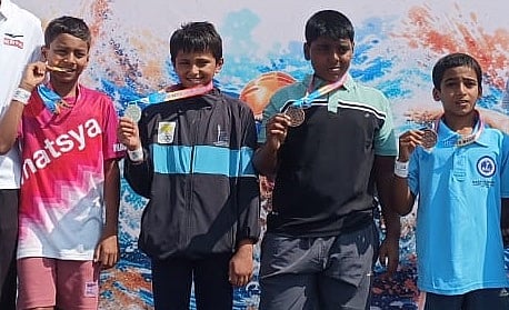 ರಾಷ್ಟ್ರೀಯ ಈಜು ಚಾಂಪಿಯನ್‌ಷಿಪ್‌: ಕರ್ನಾಟಕದ ಡಿಂಪಲ್‌, ಭವಿಕ್‌ಗೆ ಚಿನ್ನ