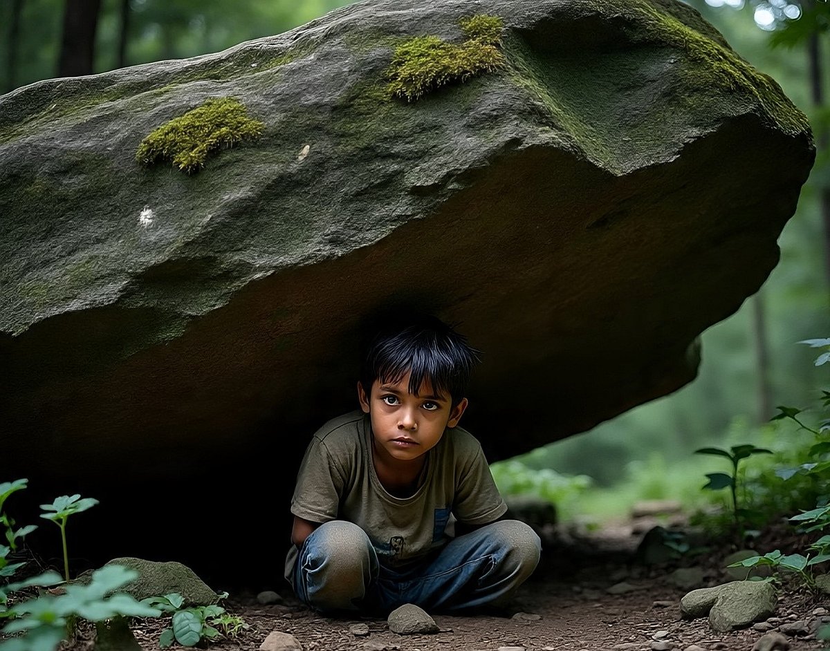 ಕುಂದಾಪುರ: ಮಧ್ಯರಾತ್ರಿವರೆಗೆ ಬಂಡೆಯ ಕೆಳಗೆ ಕುಳಿತ ಬಾಲಕ