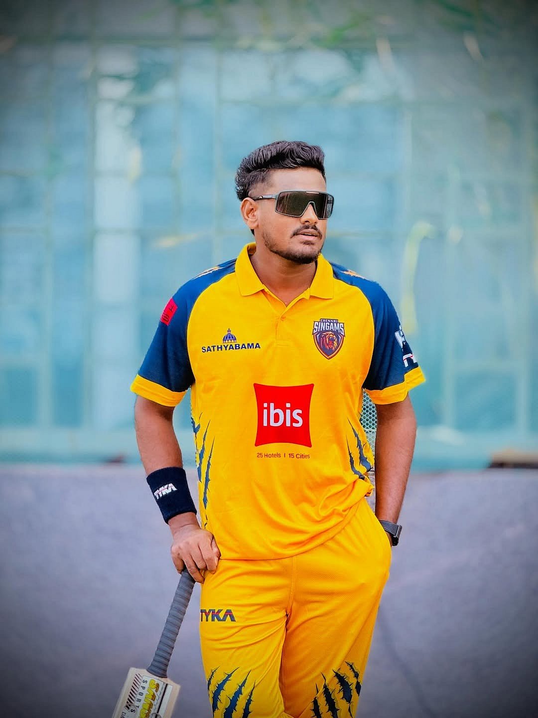 ISPL ಕ್ರಿಕೆಟ್ ಲೀಗ್‌: ಚೆನ್ನೈ ಸಿಂಗಮ್ಸ್ ತಂಡದಲ್ಲಿ ಕೊಪ್ಪಳದ ಗಣೇಶ್‌