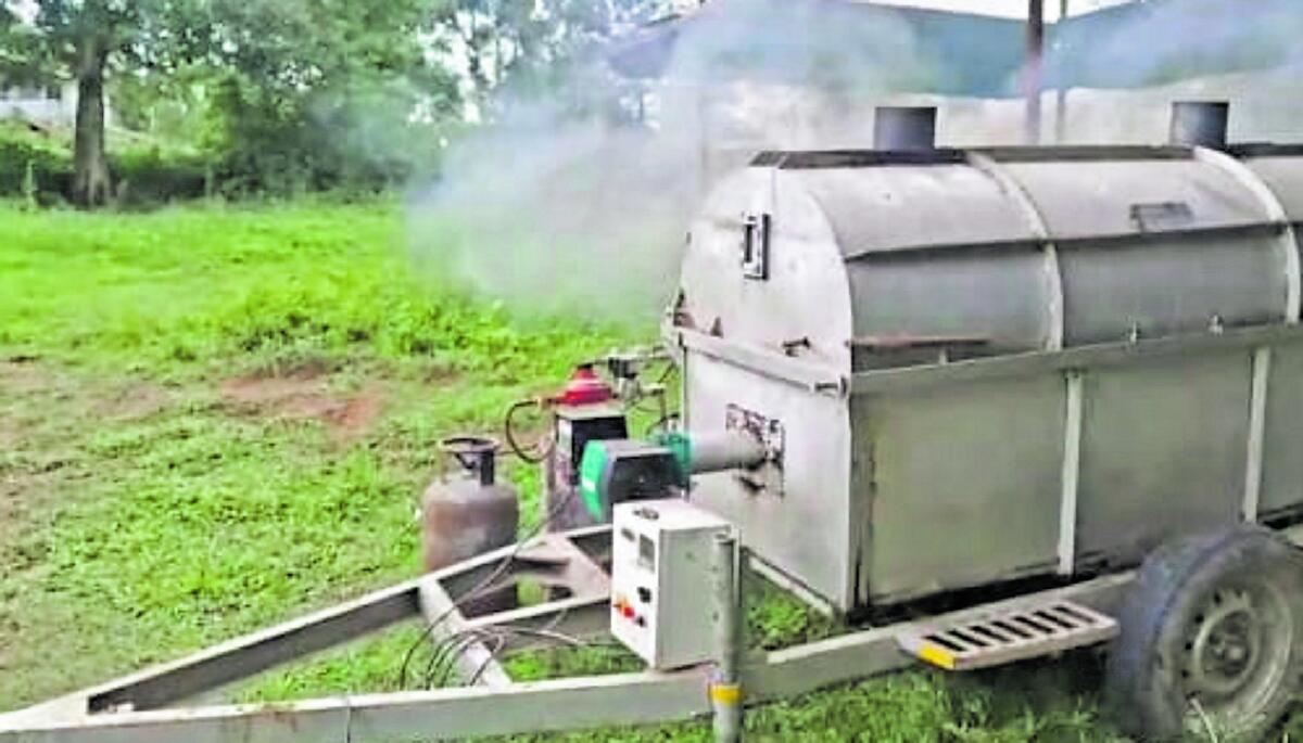 ಇದೇ ನೋಡಿ ಸಂಚಾರಿ ಶವ ದಹನ ಯಂತ್ರ