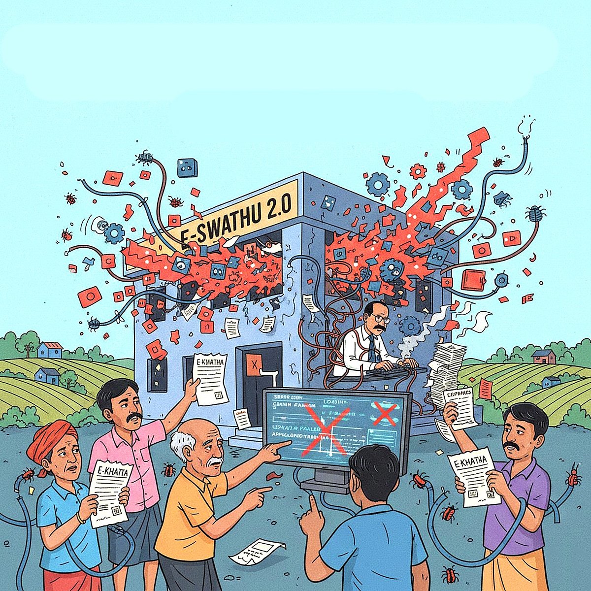 ದೊಡ್ಡಬಳ್ಳಾಪುರ | ಹಳೆದು ಇಲ್ಲ, ಹೊಸತು ಇಲ್ಲ; ಇ–ಖಾತೆಯ ಕ್ಯಾತೆ