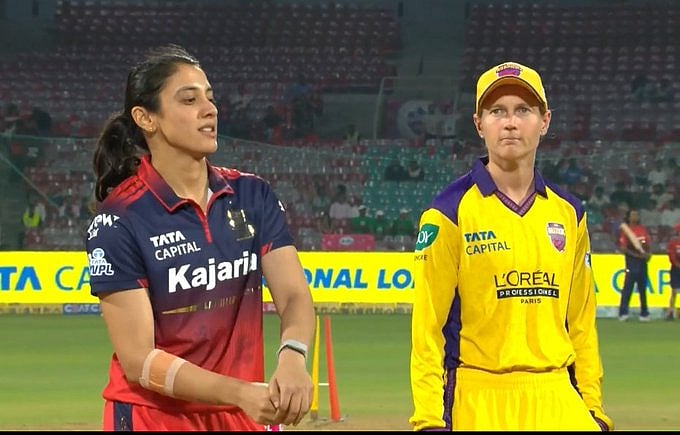 WPL: ಯುಪಿ ವಾರಿಯರ್ಸ್ ವಿರುದ್ಧ ಟಾಸ್‌ ಗೆದ್ದು ಫೀಲ್ಡಿಂಗ್‌ ಆಯ್ದುಕೊಂಡ ಆರ್‌ಸಿಬಿ