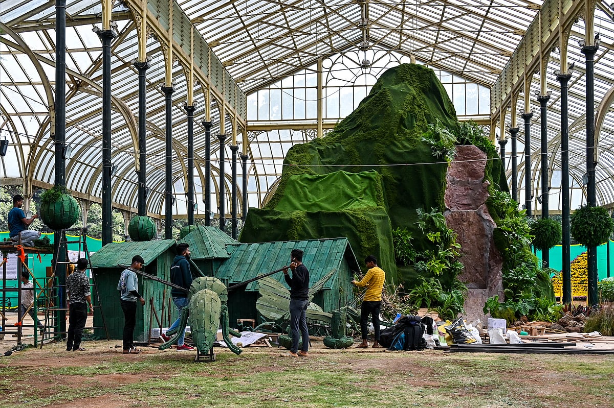 ಲಾಲ್‌ಬಾಗ್‌ ಗಣರಾಜ್ಯೋತ್ಸವ ಫಲಪುಷ್ಪ ಪ್ರದರ್ಶನ: ತೇಜಸ್ವಿ–ವಿಸ್ಮಯ ಪರಿಕಲ್ಪನೆ