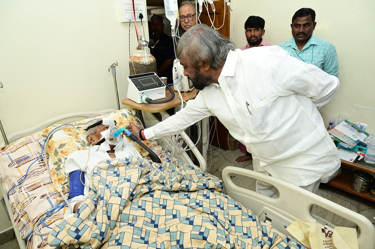 ಭೀಮಣ್ಣ ಖಂಡ್ರೆ ಆರೋಗ್ಯ ಸ್ಥಿರ: ವದಂತಿಗಳಿಗೆ ಕಿವಿ ಕೊಡದಿರಲು ಈಶ್ವರ ಖಂಡ್ರೆ ಮನವಿ