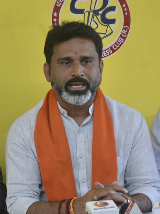 ಚಿಕ್ಕಮಗಳೂರು| ಬಿಜೆಪಿ, ಜೆಡಿಎಸ್ ಮೈತ್ರಿಕೂಟ ಬೆಂಬಲಿಸಿ: ದೇವರಾಜ್ ಶೆಟ್ಟಿ‌ ಮನವಿ