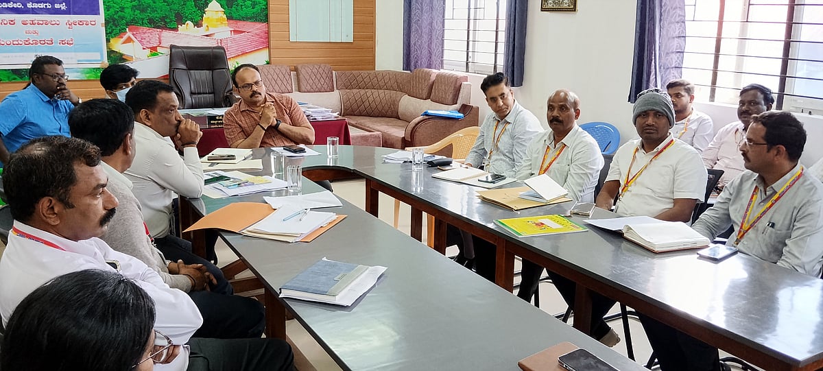 ಸೋಮವಾರಪೇಟೆ: ಲೋಕಾಯುಕ್ತ ಅಧಿಕಾರಿಗಳ  ಕುಂದುಕೊರತೆ ಸಭೆ