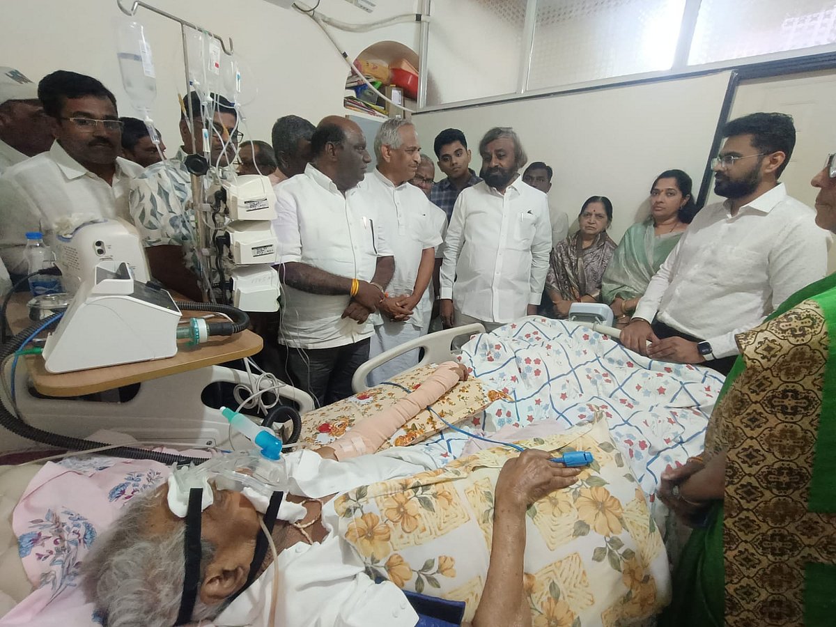 ಬೀದರ್‌: ಮಾಜಿ ಸಚಿವ ಭೀಮಣ್ಣ ಖಂಡ್ರೆ ಆರೋಗ್ಯ ಸ್ಥಿರ