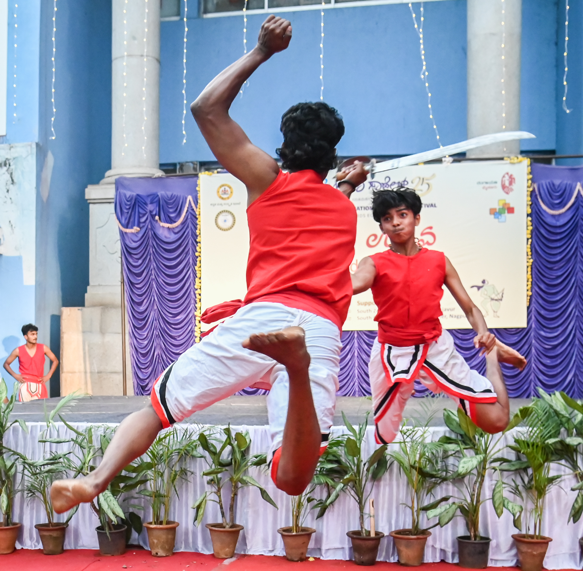  ‘ಕಳರಿ’ ಕಲೆಯ ರೋಚಕ ದೃಶ್ಯ 