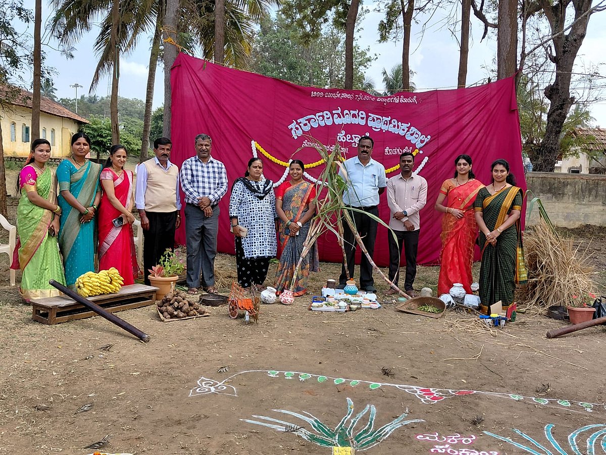 ಹೆಬ್ಬಾಲೆ: ಗೋವು, ಧಾನ್ಯದ ಪೂಜಿ