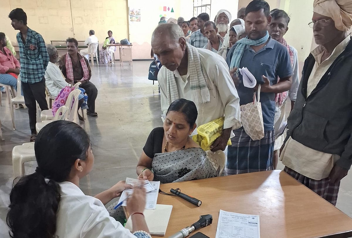 ಬ್ಯಾಡಗಿ: 43 ಜನರ ನೇತ್ರ ತಪಾಸಣೆ 