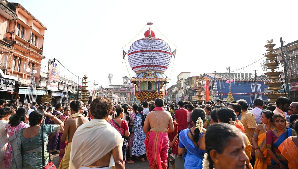 ಉಡುಪಿ: ಕೃಷ್ಣ ಮಠದಲ್ಲಿ ಅದ್ಧೂರಿ ಚೂರ್ಣೋತ್ಸವ