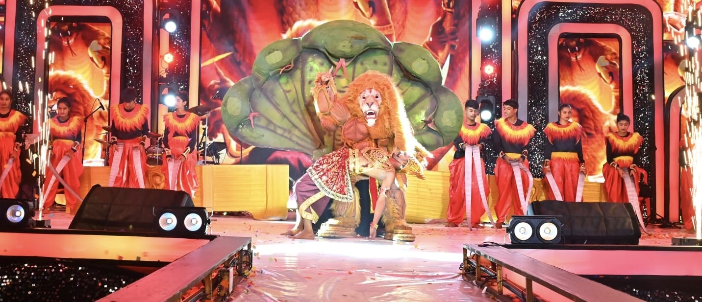 ಗಮನ ಸೆಳೆದ ಹಿರಣ್ಯಕಶ್ಯಪು ಪ್ರಸಂಗದ ನರಸಿಂಹ ನೃತ್ಯ 