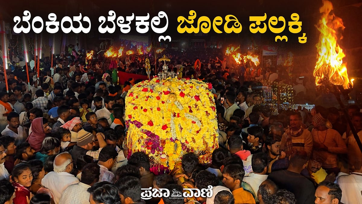 Video| ಯಾದಗಿರಿಯ ಶಹಾಪುರದಲ್ಲಿ ಜೋಡಿ ಪಲ್ಲಕ್ಕಿ ಉತ್ಸವದ ಸಡಗರ 