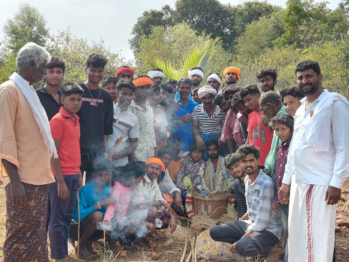 ಹೊಸದುರ್ಗ: ಮೊಲ ಹಿಡಿದು ಓಲೆ ಹಾಕುವ ಮೂಲಕ ಸಂಕ್ರಾಂತಿ ಆಚರಣೆ