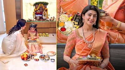 ಕನ್ನಡ, ತೆಲುಗು ಮತ್ತು ತಮಿಳು ಚಿತ್ರರಂಗದಲ್ಲಿ ಸಕ್ರಿಯರಾಗಿರುವ ನಟಿ  ಪ್ರಣೀತಾ ಸುಭಾಷ್ ಅವರ ನಿವಾಸದಲ್ಲೂ ಸಂಕ್ರಾಂತಿ ಸಂಭ್ರಮ ಜೋರಾಗಿತ್ತು.