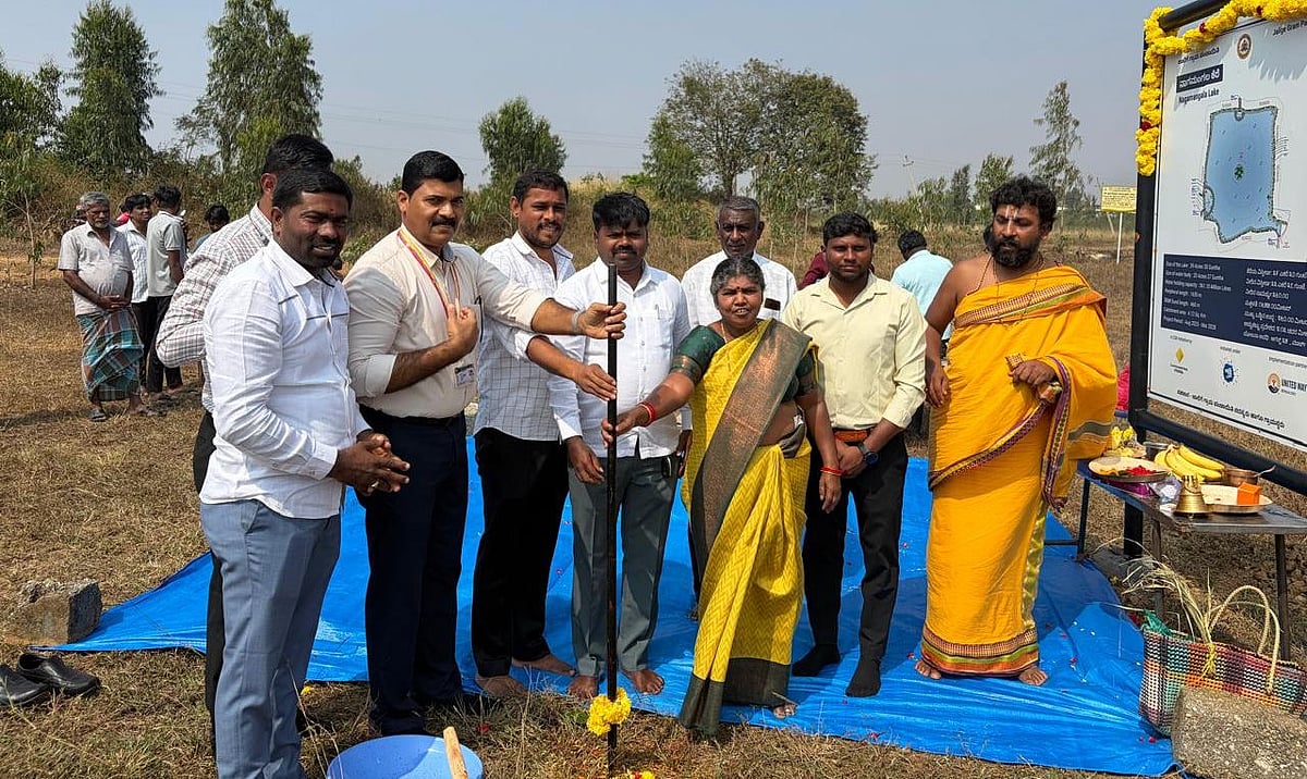 ನಾಗಮಂಗಲ ಕೆರೆ ಪುನಶ್ಚೇತನಕ್ಕೆ ಶಂಕುಸ್ಥಾಪನೆ