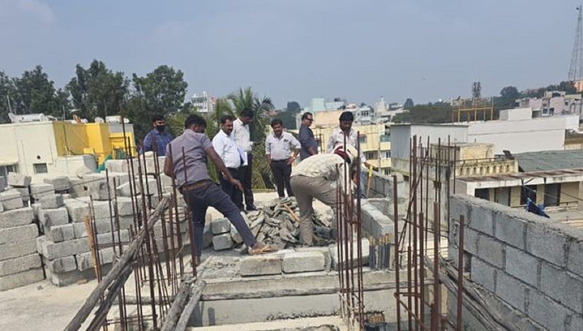 ಫ್ರೇಜರ್ ಟೌನ್‌: ಅನಧಿಕೃತ ಕಟ್ಟಡದ ಹೆಚ್ಚುವರಿ ಅಂತಸ್ತು ತೆರವು