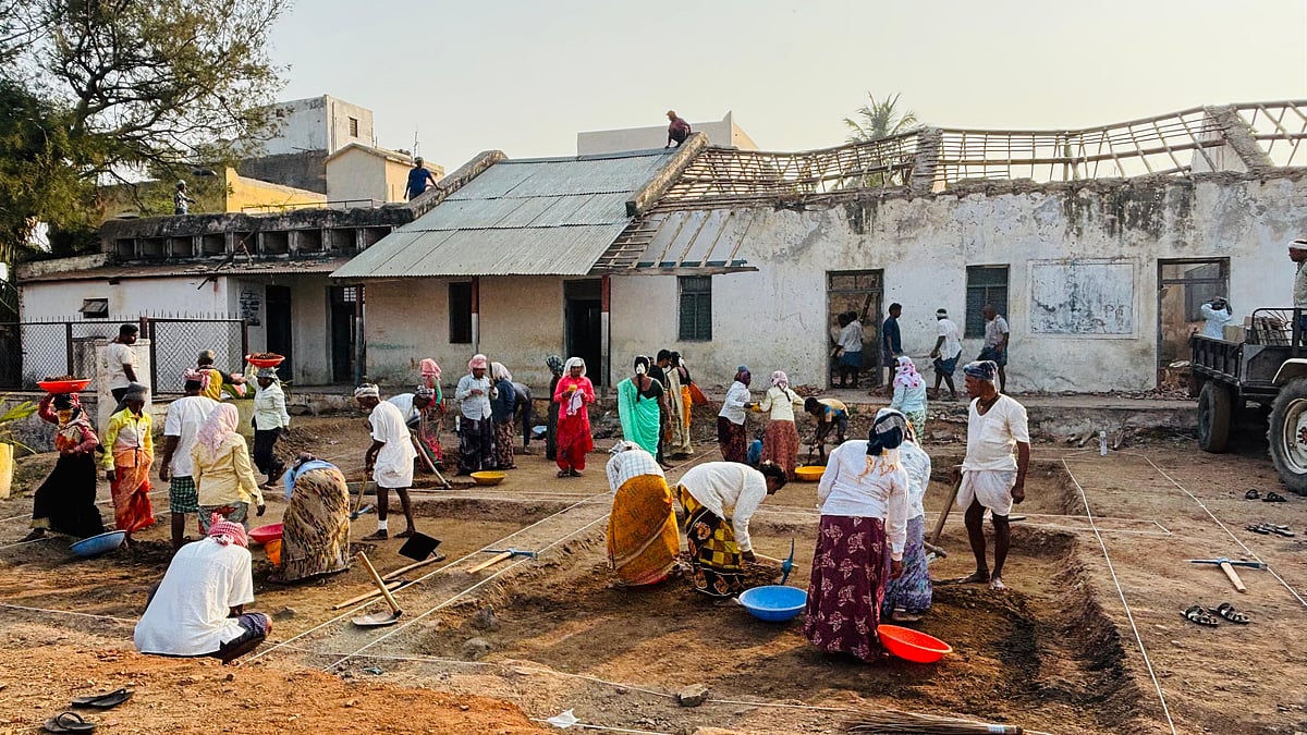 ಶಿವಲಿಂಗ ಪಾಣಿಪೀಠ ಮಾದರಿಯ ಕಲ್ಲು ಪತ್ತೆ