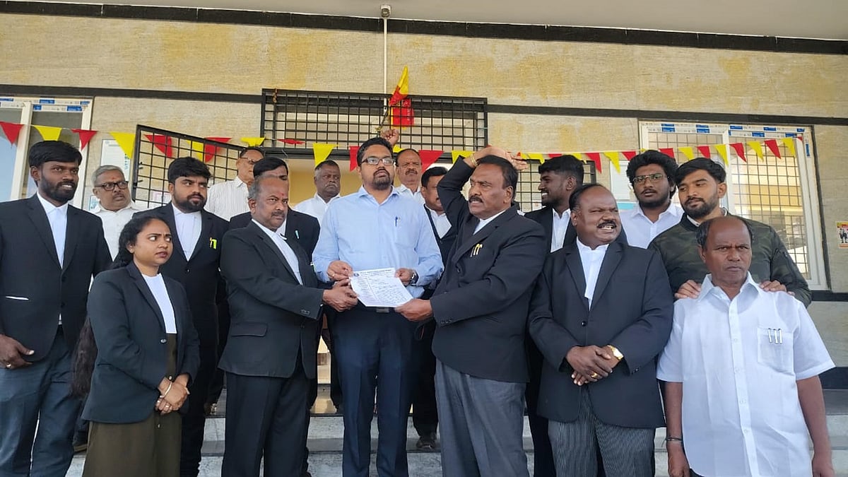 ಕೆಜಿಎಫ್‌ | ಕೃಷ್ಣಾ ನದಿ ನೀರನ್ನು ಕೊಡಿ: ವಕೀಲರ ಒತ್ತಾಯ