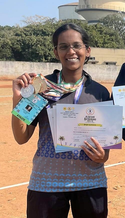 ರಾಜ್ಯ ಒಲಿಂಪಿಕ್ಸ್‌: ಆರ್ಚರಿಯಲ್ಲಿ ನವ್ಯಾಗೆ ಎರಡು ಚಿನ್ನ