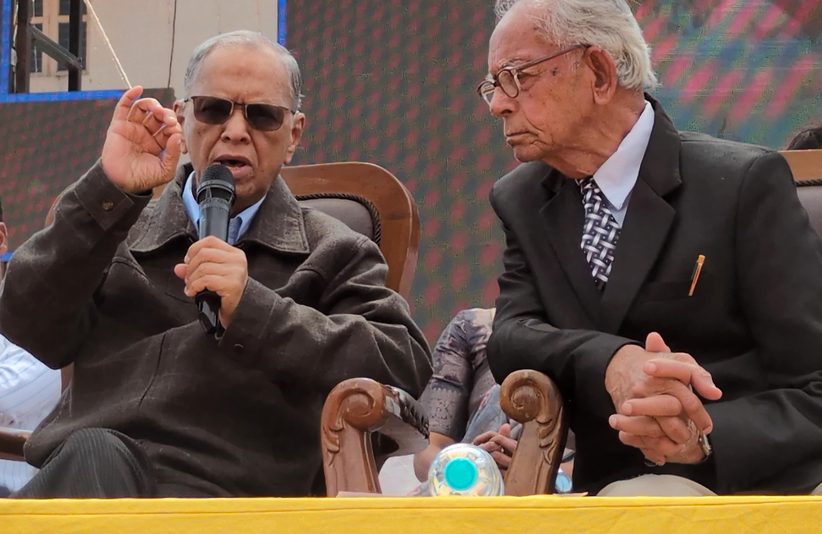 ಇನ್ಫೋಸಿಸ್ ಸಂಸ್ಥೆಯ ಸಂಸ್ಥಾಪಕ ಎನ್. ಆರ್. ನಾರಾಯಣಮೂರ್ತಿ