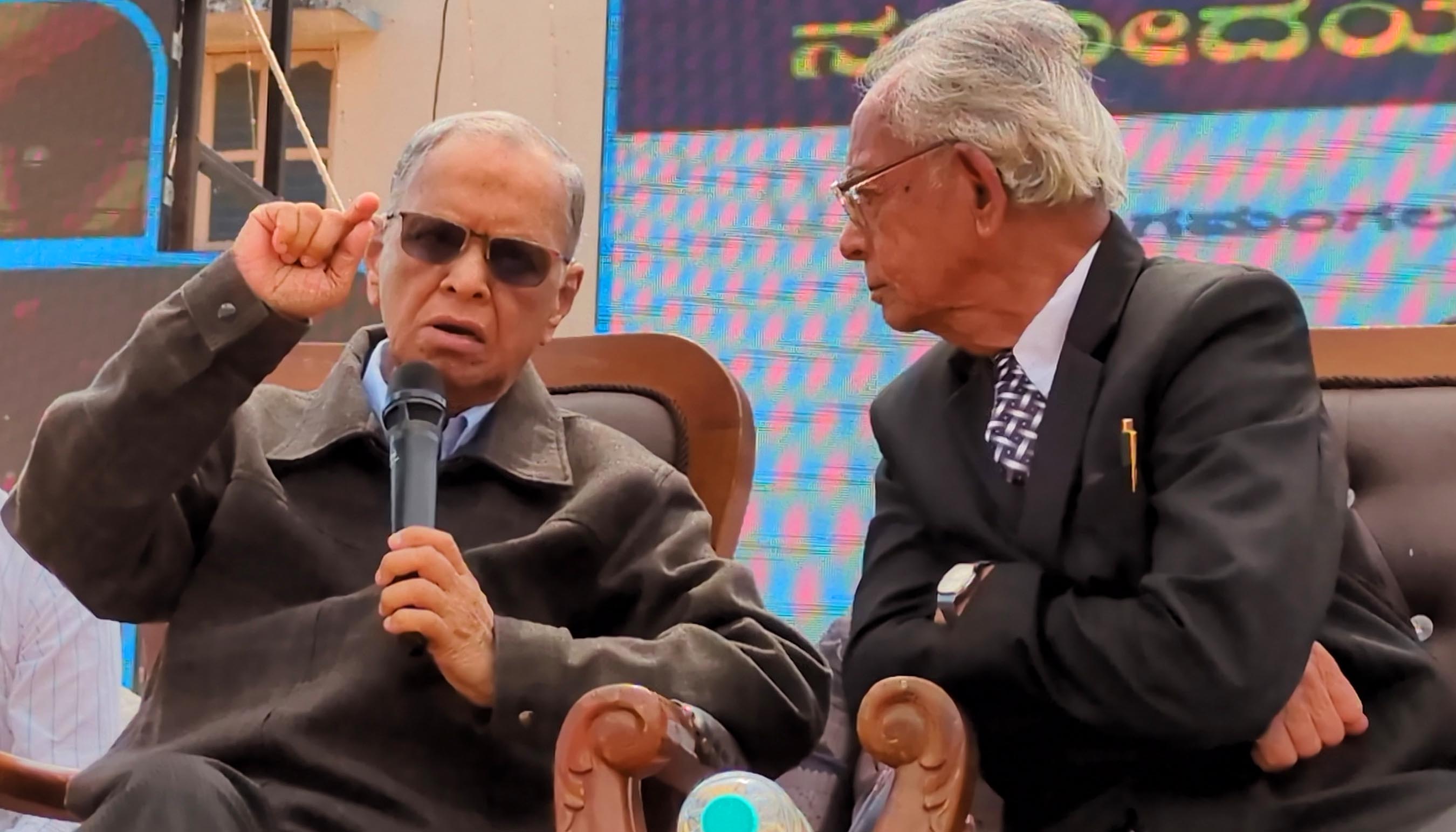 ಇನ್ಫೋಸಿಸ್ ಸಂಸ್ಥೆಯ ಸಂಸ್ಥಾಪಕ ಎನ್. ಆರ್. ನಾರಾಯಣಮೂರ್ತಿ