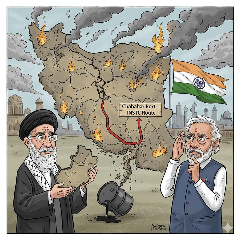 ಭಾರತದ ಮುಂದಿನ ತಲೆನೋವಾದೀತೇ ಇರಾನಿನ ಅಸ್ಥಿರತೆ?