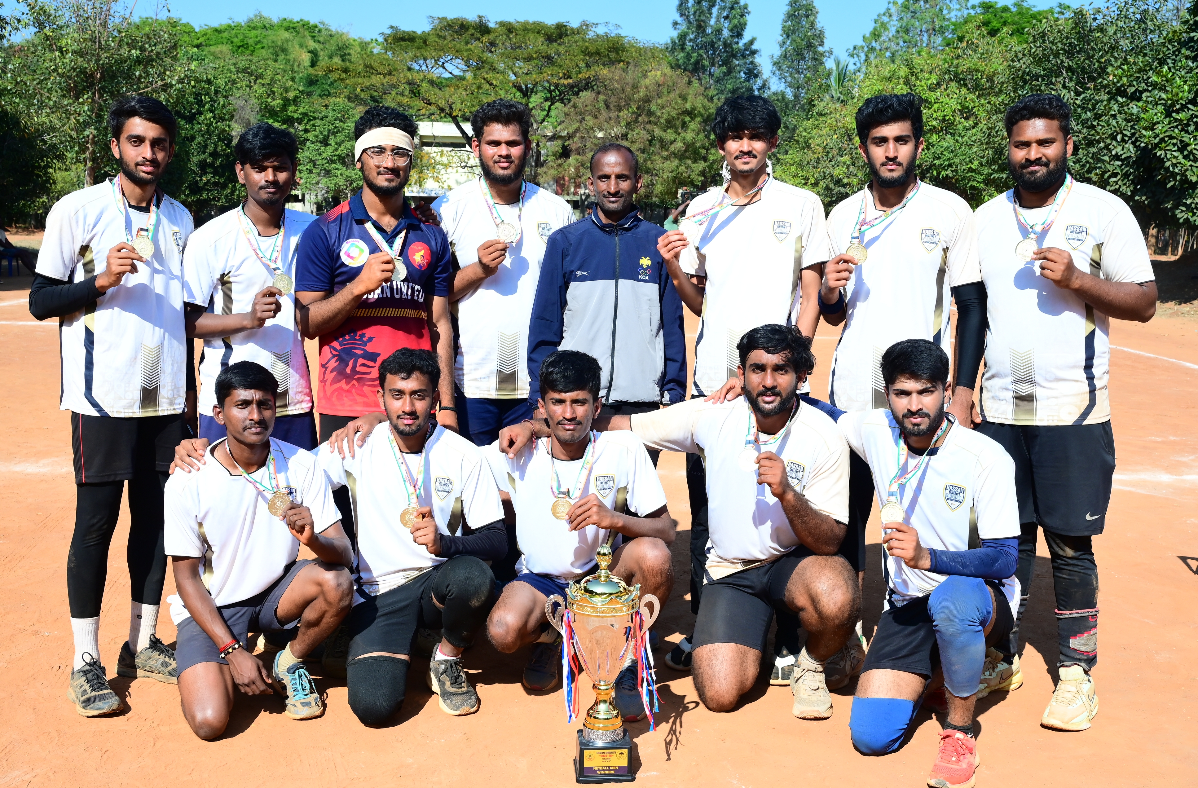 ನೆಟ್‌ಬಾಲ್‌ ಸ್ಪರ್ಧೆಯ ವಿಜೇತ ಹಾಸನ ತಂಡ