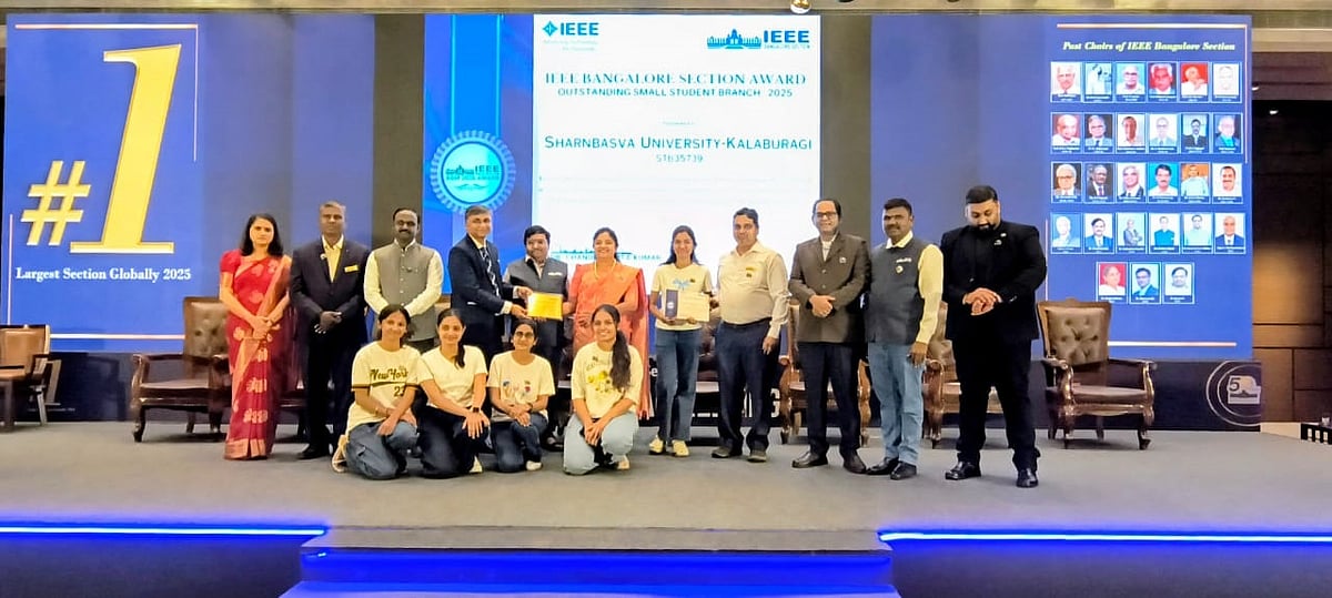 ಕಲಬುರಗಿ | ಶರಣಬಸವ ವಿವಿಗೆ ‘ಅತ್ಯುತ್ತಮ ವಿದ್ಯಾರ್ಥಿ ಶಾಖೆ’ ಪ್ರಶಸ್ತಿ