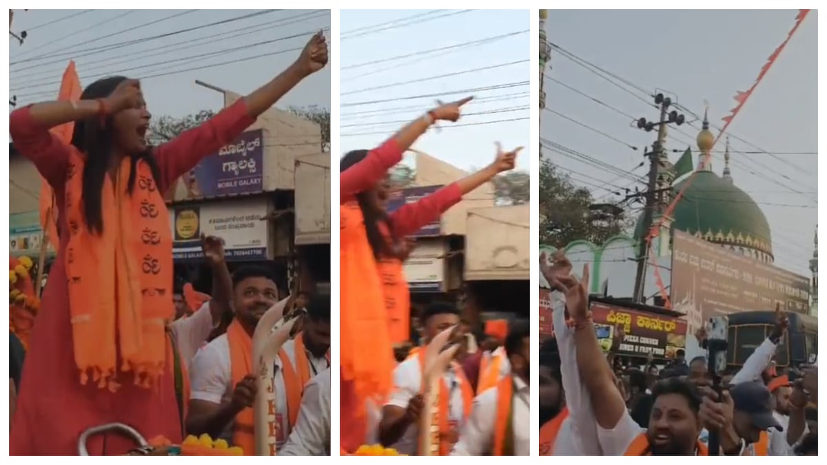 ದರ್ಗಾದತ್ತ ಬಾಣ ಬಿಟ್ಟಂತೆ ಸನ್ನೆ ಮಾಡಿದ ಹಿಂದೂ ನಾಯಕಿ: ಏಳು ಜನರ ಮೇಲೆ ಕೇಸ್