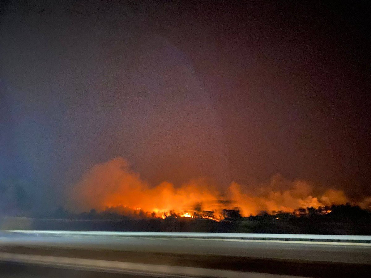 ಬೆಂಗಳೂರು–ಮೈಸೂರು ಹೆದ್ದಾರಿ ಬದಿ ಕಾಳ್ಗಿಚ್ಚು: 30 ಎಕರೆ ಕಾಡು ಭಸ್ಮ