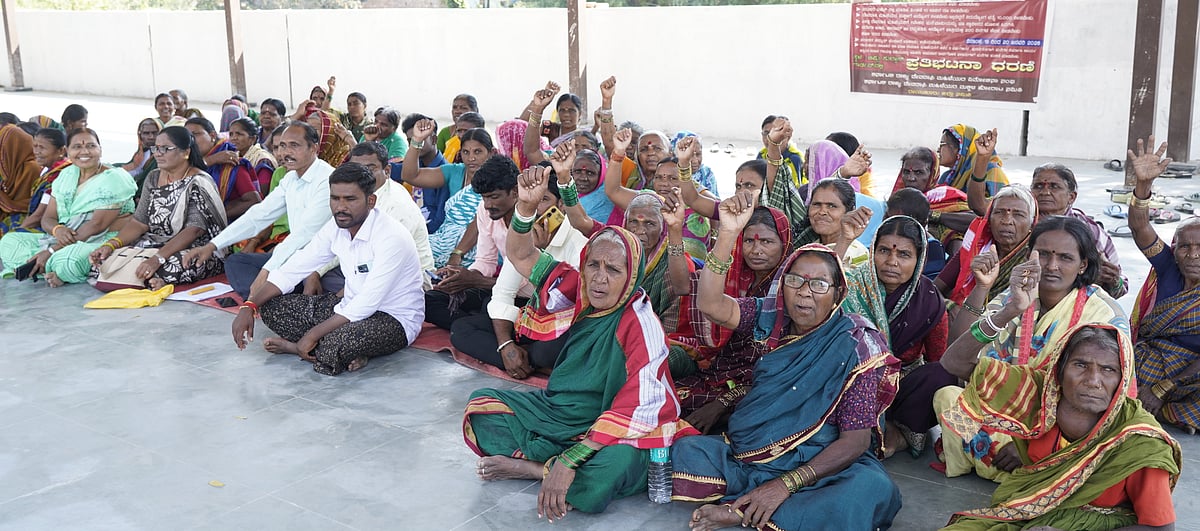 ರಾಯಚೂರು | ದೇವದಾಸಿ ಮಹಿಳೆಯರ ವಿಮೋಚನಾ ಸಂಘ ಪ್ರತಿಭಟನೆ