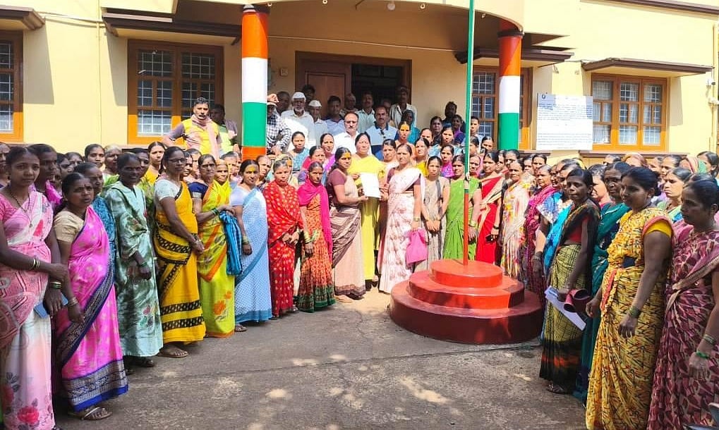 ಬೆಳಗಾವಿ| ಮನರೇಗಾ ಬದಲಾವಣೆ: ಕೇಂದ್ರದ ವಿರುದ್ಧ ಹರಿಹಾಯ್ದ ಕಾರ್ಮಿಕರು