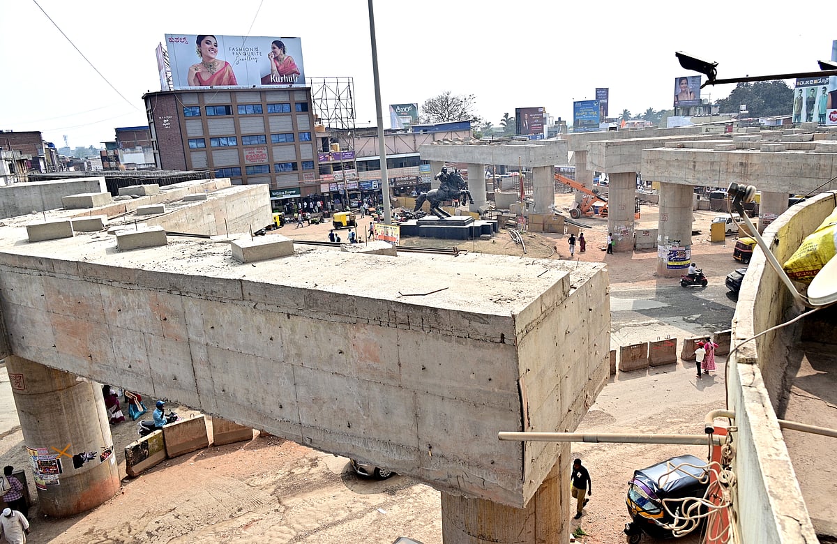 ಹುಬ್ಬಳ್ಳಿ| ಮೇಲ್ಸೇತುವೆ ಕಾಮಗಾರಿ: ‘ರಾಣಿ ಚನ್ನಮ್ಮ ಪ್ರತಿಮೆ’ ಉಳಿಯುವುದೇ ?