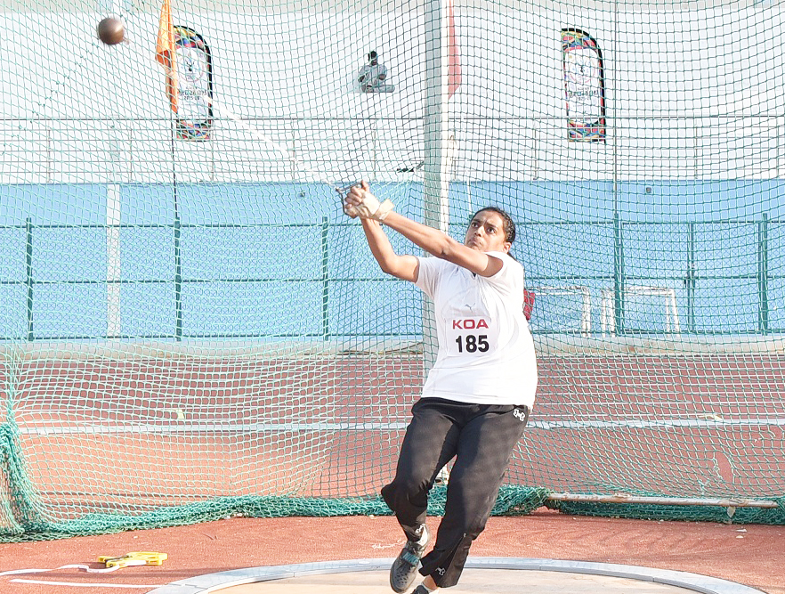 ಹ್ಯಾಮರ್‌ ಥ್ರೋ ಸ್ಪರ್ಧೆಯಲ್ಲಿ ಚಿನ್ನದ ಪದಕ ಪಡೆದ ಬೆಳಗಾವಿಯ ಸ್ಪ್ರುಹಾ