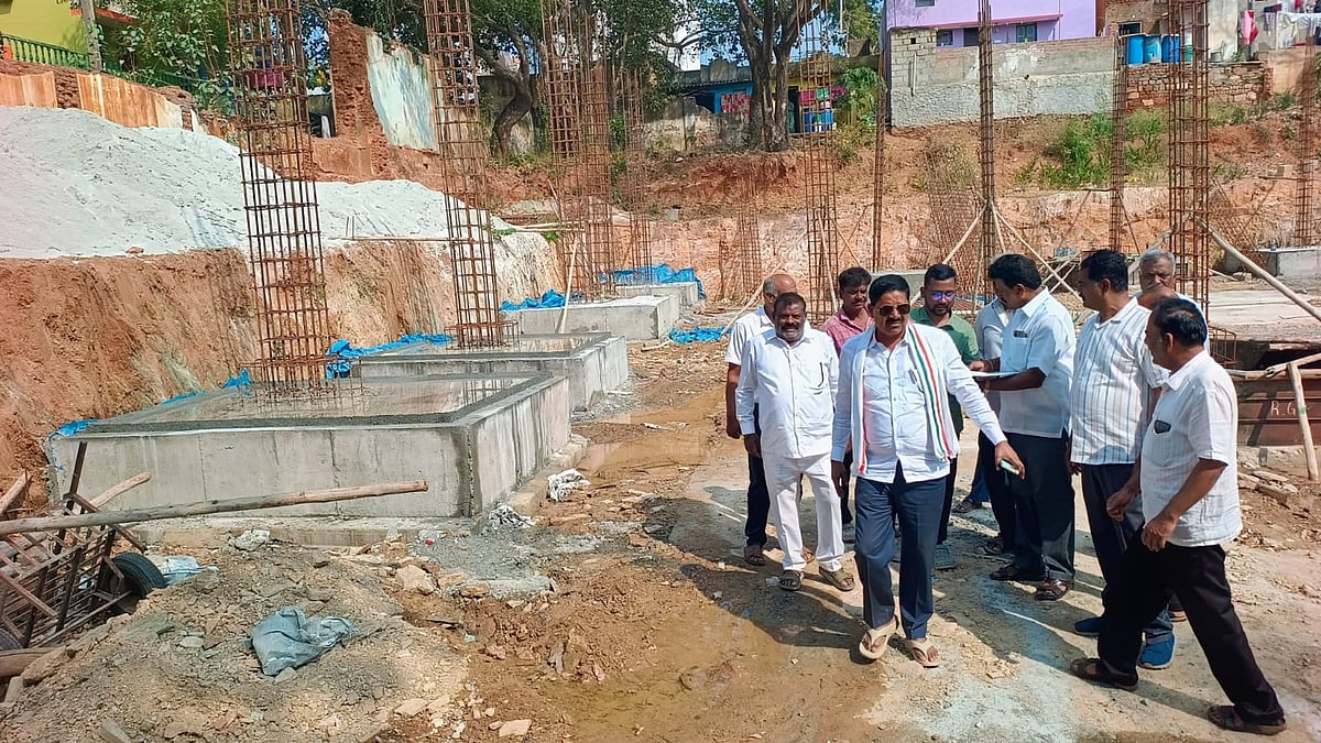 ಜಗಳೂರು: 3 ಮಹಡಿಗಳ ವಿಶಾಲವಾದ ಕಟ್ಟಡ ನಿರ್ಮಾಣ ಕಾಮಗಾರಿ ಆರಂಭ