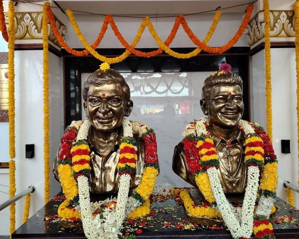 ರಾಜ್‌, ಪುನೀತ್‌ಗೆ ದೇಗುಲ: ಅಶ್ವಿನಿ ಪುನೀತ್ ಅವರಿಂದ ಲೋಕಾರ್ಪಣೆ