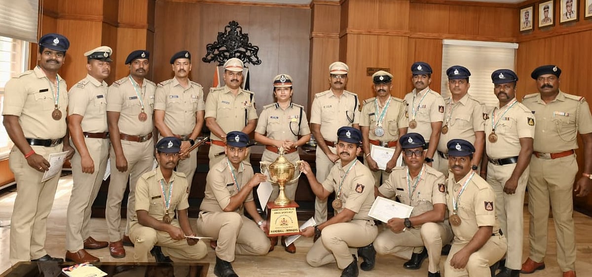 ರಾಜ್ಯಮಟ್ಟದ ಕ್ರೀಡಾಕೂಟ: ಮೈಸೂರು ನಗರ ಪೊಲೀಸರಿಗೆ ಪ್ರಶಸ್ತಿ