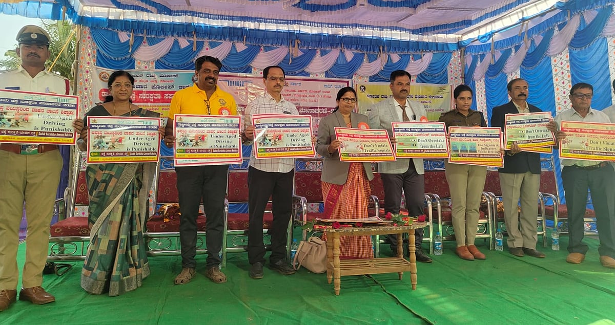 ರಸ್ತೆ ಸುರಕ್ಷತಾ ಸಪ್ತಾಹ| ಅಪ್ರಾಪ್ತರಿಗೆ ವಾಹನ ನೀಡಬೇಡಿ: ನ್ಯಾಯಾಧೀಶೆ ಶಾರದಾದೇವಿ