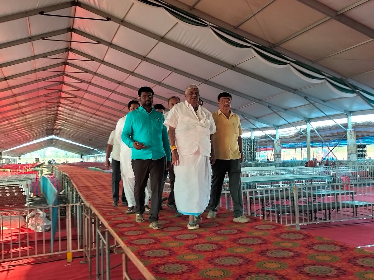 ಹಾಸನದಲ್ಲಿ ಜೆಡಿಎಸ್‌ ಸಮಾವೇಶ ಇಂದು: 2 ಲಕ್ಷ ಜನ ಭಾಗಿ ನಿರೀಕ್ಷೆ