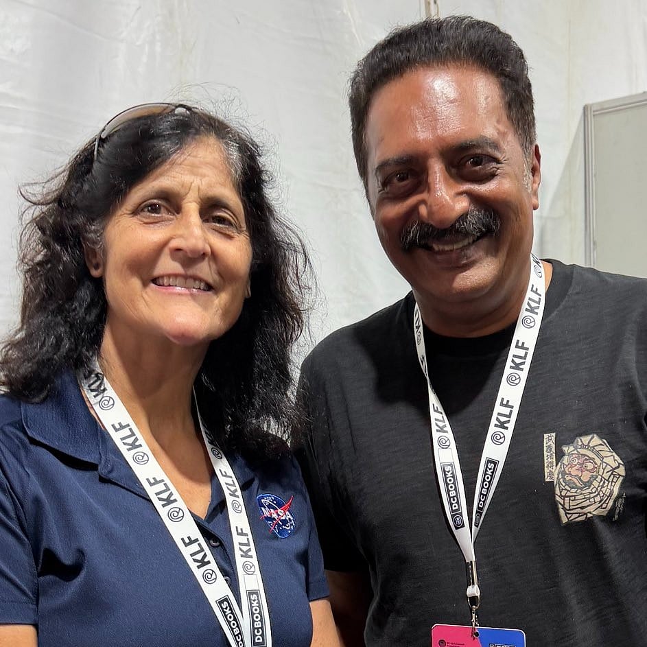 ನಮ್ಮ ಕಾಲದ ಧೈರ್ಯಶಾಲಿ ಮಹಿಳೆ: ಸುನಿತಾ ವಿಲಿಯಮ್ಸ್‌ ಭೇಟಿಯಾದ ನಟ ಪ್ರಕಾಶ್ ರಾಜ್