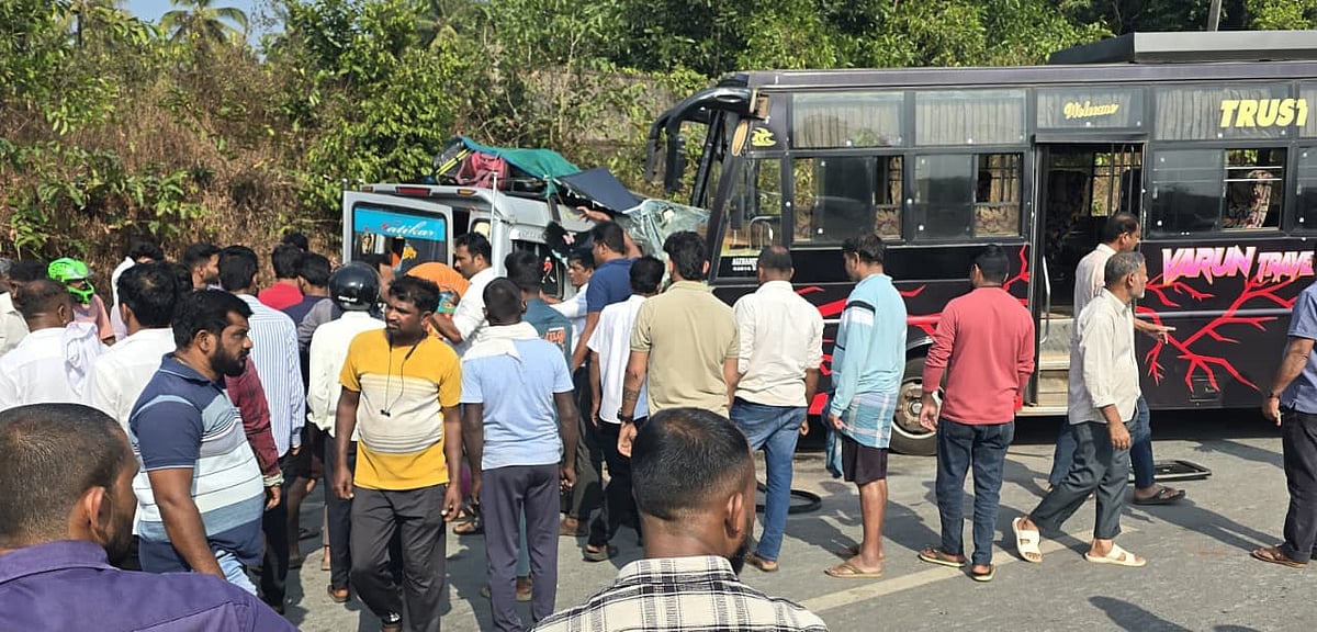 ಕಾರ್ಕಳದ ಮಿಯ್ಯಾರಿನಲ್ಲಿ ರಸ್ತೆ ಅಪಘಾತ: ಮೂವರು ಸಾವು