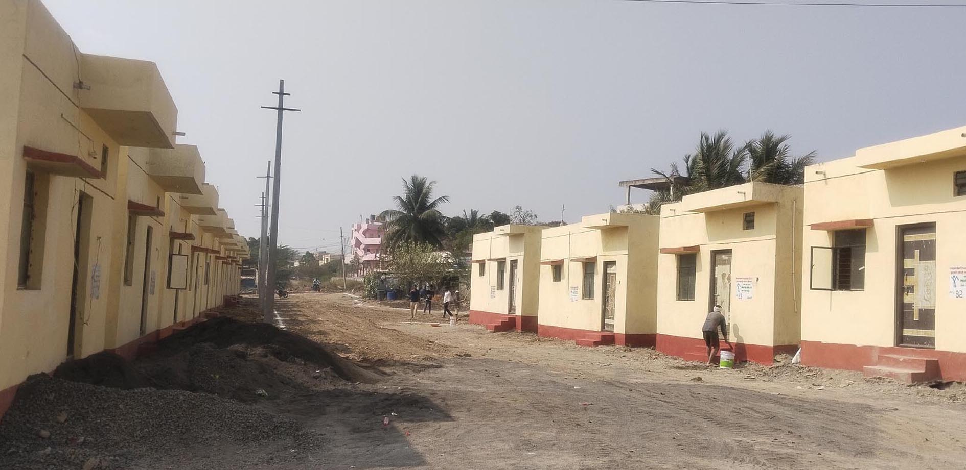 ಸಿಂದಗಿ ವಿದ್ಯಾನಗರ ಕೊಳಗೇರಿಯಲ್ಲಿ ನಿರ್ಮಾಣಗೊಂಡ ಮನೆಗಳು