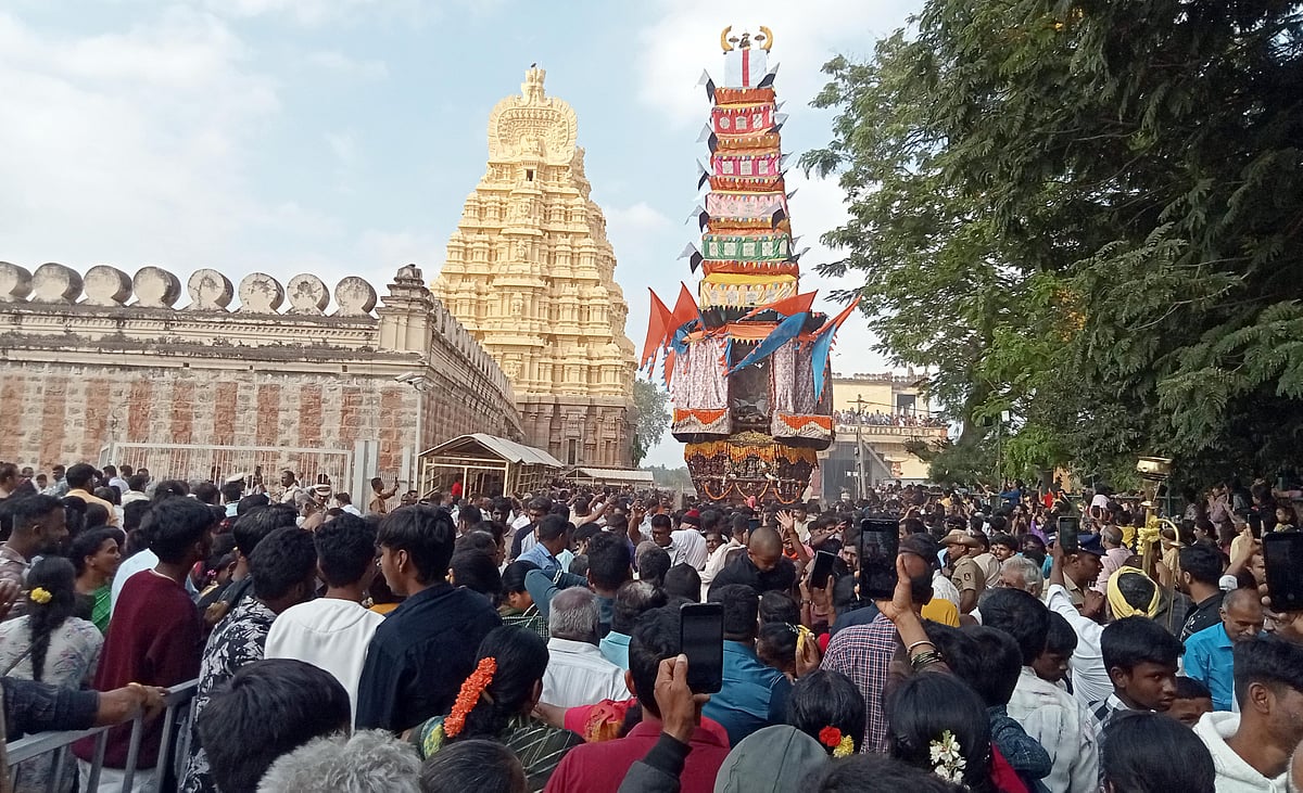 ಶ್ರೀರಂಗಪಟ್ಟಣ| ಸಂಭ್ರಮದ ಶ್ರೀರಂಗನಾಥಸ್ವಾಮಿ ಬ್ರಹ್ಮ ರಥೋತ್ಸವ