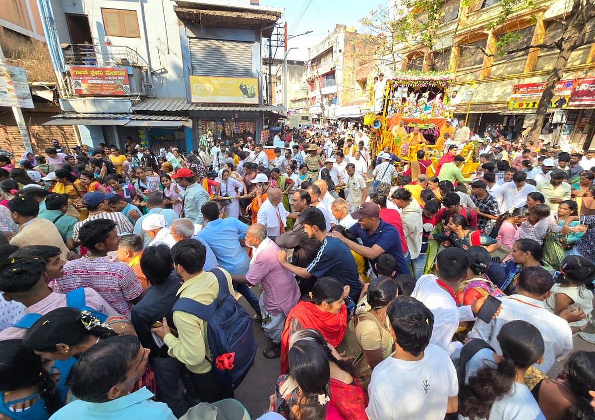ಬೆಳಗಾವಿ | ಇಸ್ಕಾನ್‌ನಿಂದ ಭವ್ಯ ರಥಯಾತ್ರೆ