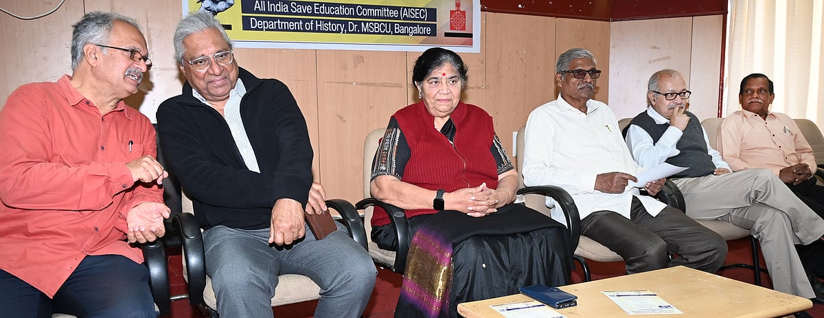 ಬೆಂಗಳೂರು| ಎನ್‌ಇಪಿ ಹೆಸರಲ್ಲಿ ನೈಜ ಇತಿಹಾಸ ಬದಲು: ಆದಿತ್ಯ ಮುಖರ್ಜಿ