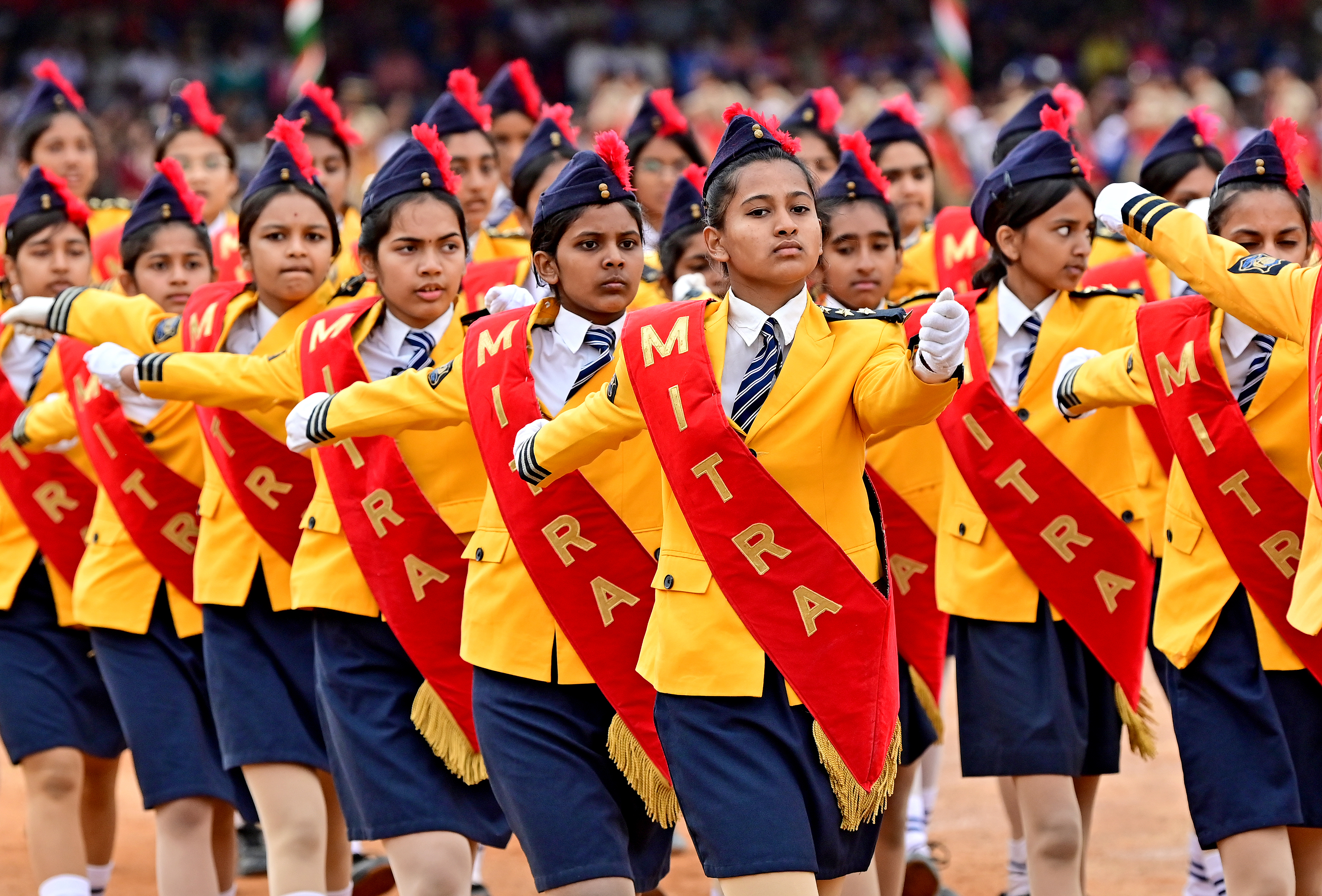 ಗಣರಾಜ್ಯೋತ್ಸವ ಕಾರ್ಯಕ್ರಮದಲ್ಲಿ ಮಿತ್ರ ಶಾಲೆ ವಿದ್ಯಾಥಿಗಳ ಪಥಸಂಚಲನ ಗಮನ ಸೆಳೆಯಿತು 