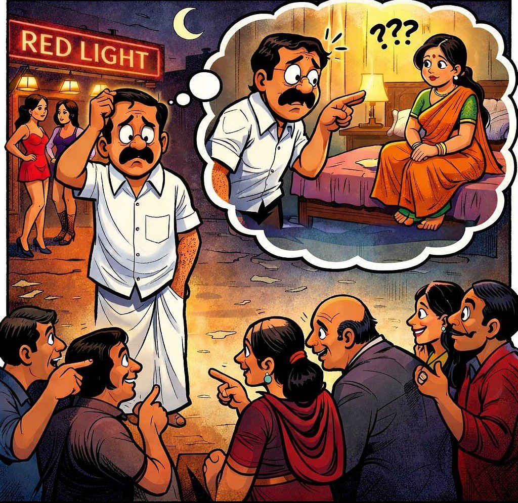 ಪಿವಿ ವೈಬ್ಸ್‌: ವೇಶ್ಯೆ ಮನೆಯಲ್ಲಿ ಆತ ಹುಡುಕಿದ್ದು ಹೆಂಡತಿಯನ್ನೇ?